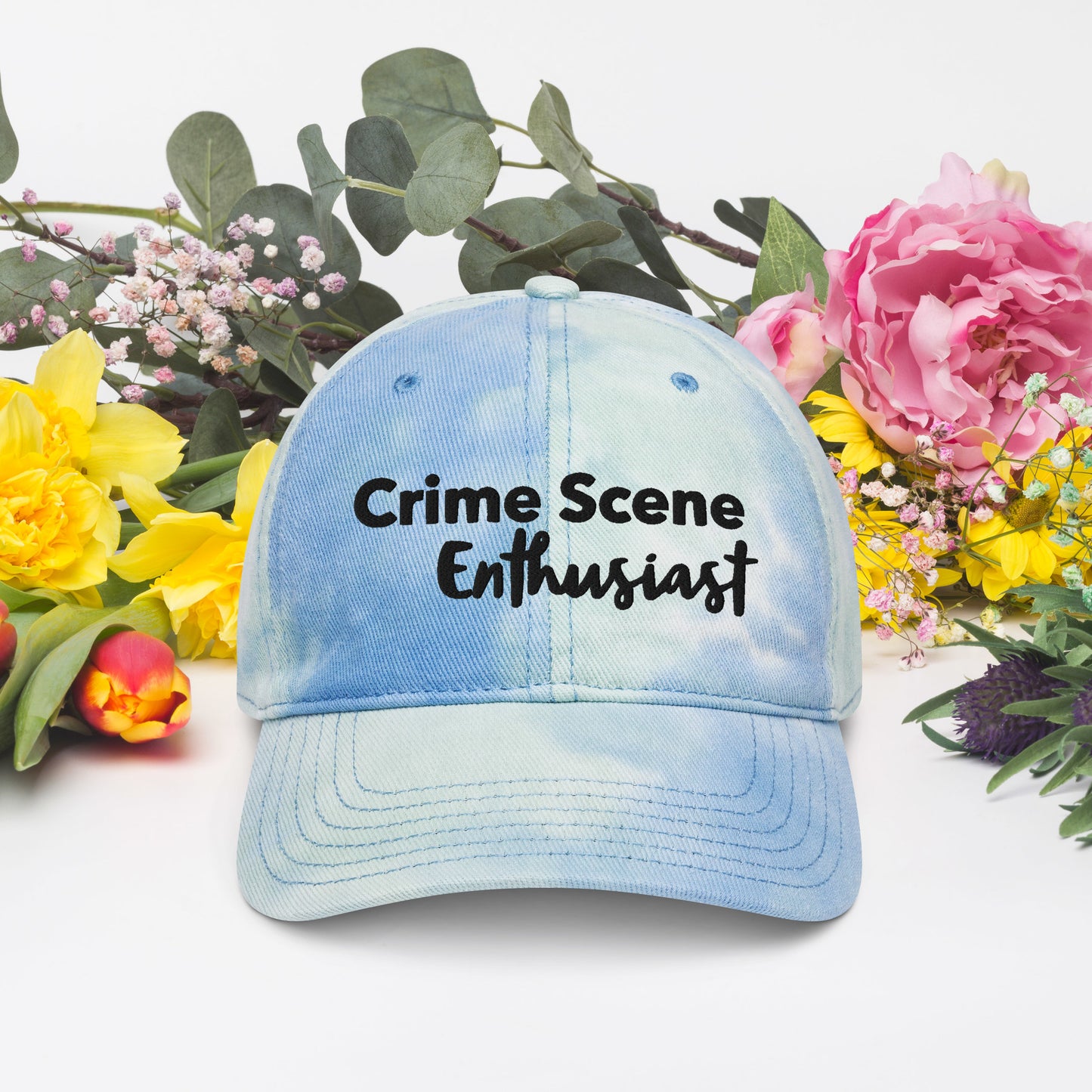 Crime Scene Enthusiast Tie Dye Hat