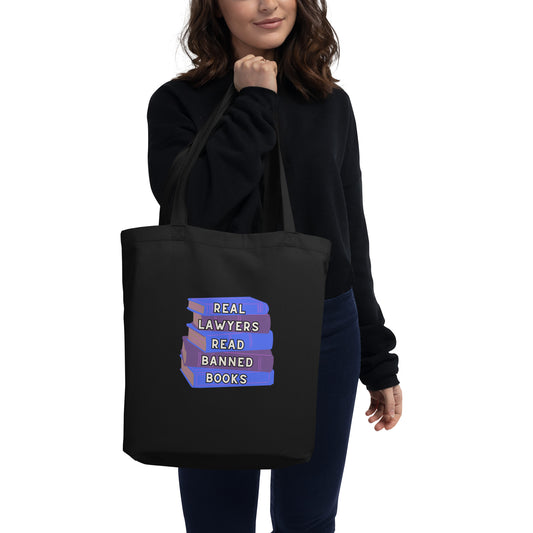 Real Lawyers Read Banned Books Tote Bag