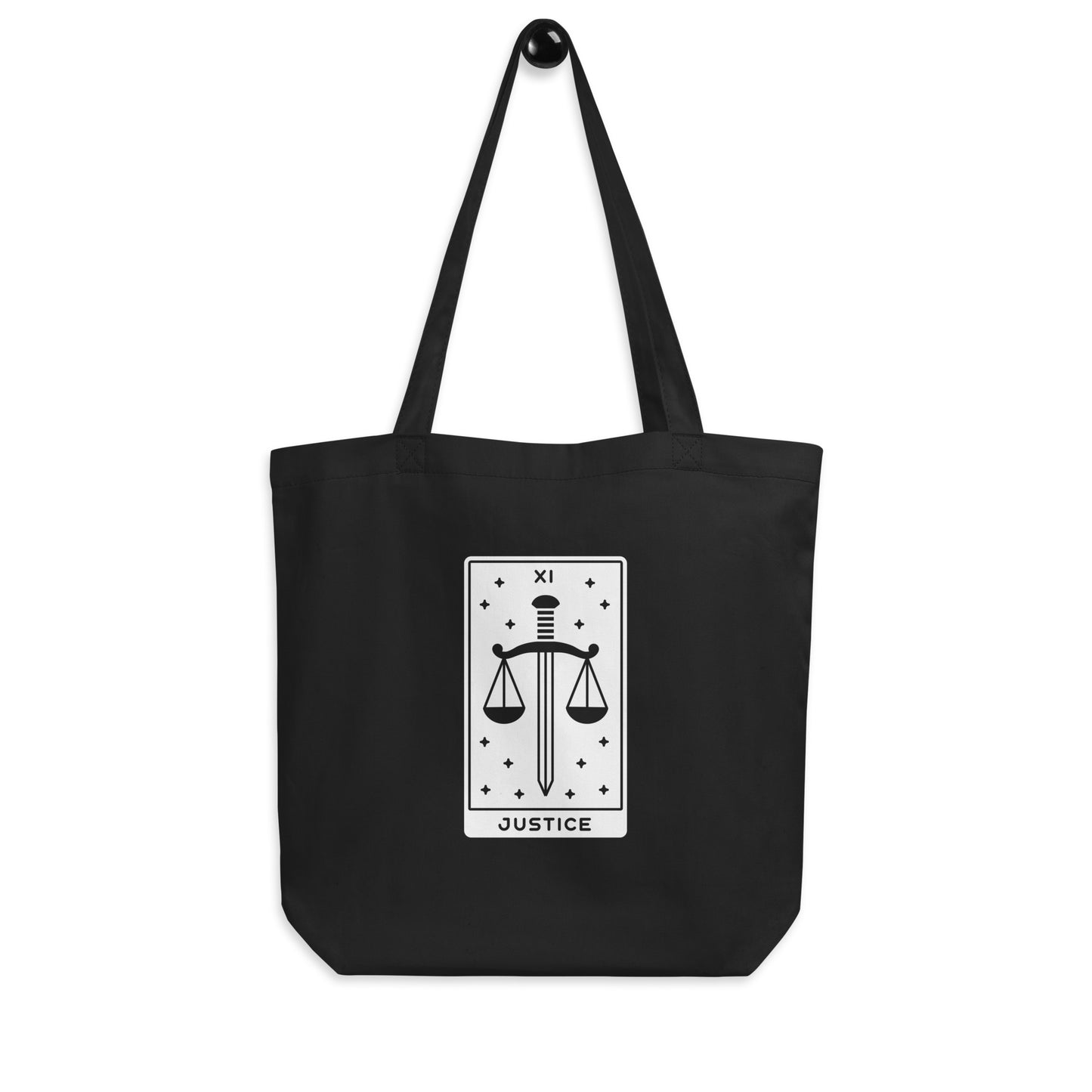 Tarot Card of Justice Tote Bag