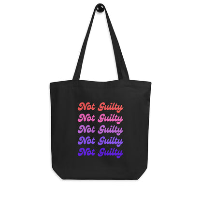 Not Guilty Tote Bag