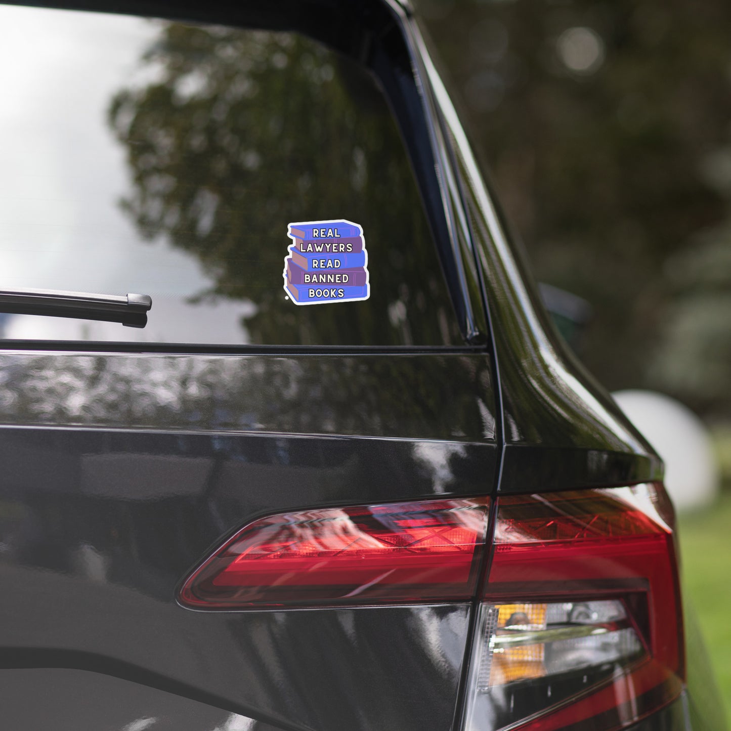 Real Lawyers Read Banned Books Sticker