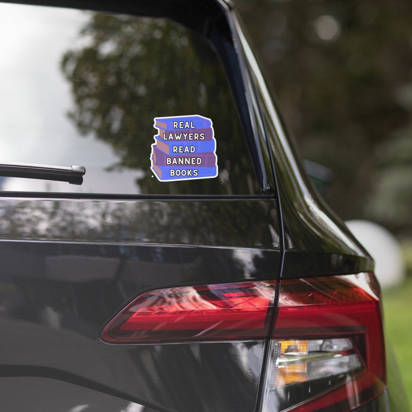 Real Lawyers Read Banned Books Sticker